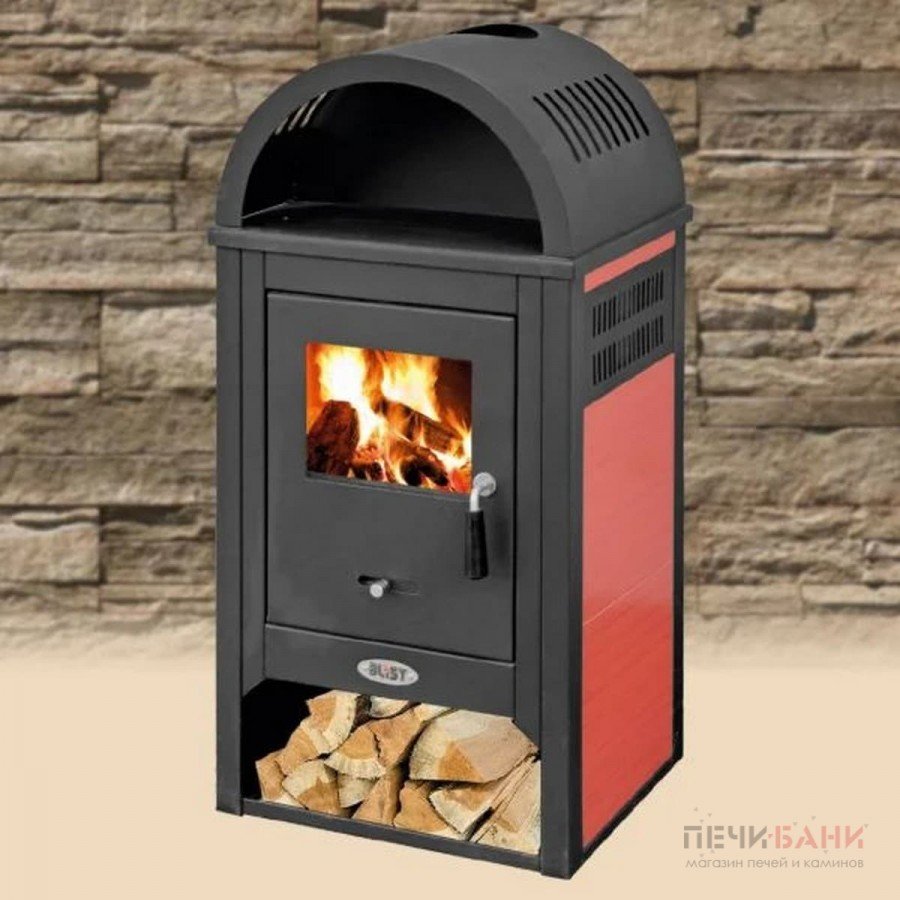 Wood Burning Stove Cast Iron Top log Burner Cooking Oven log Burner Prity 13 KW