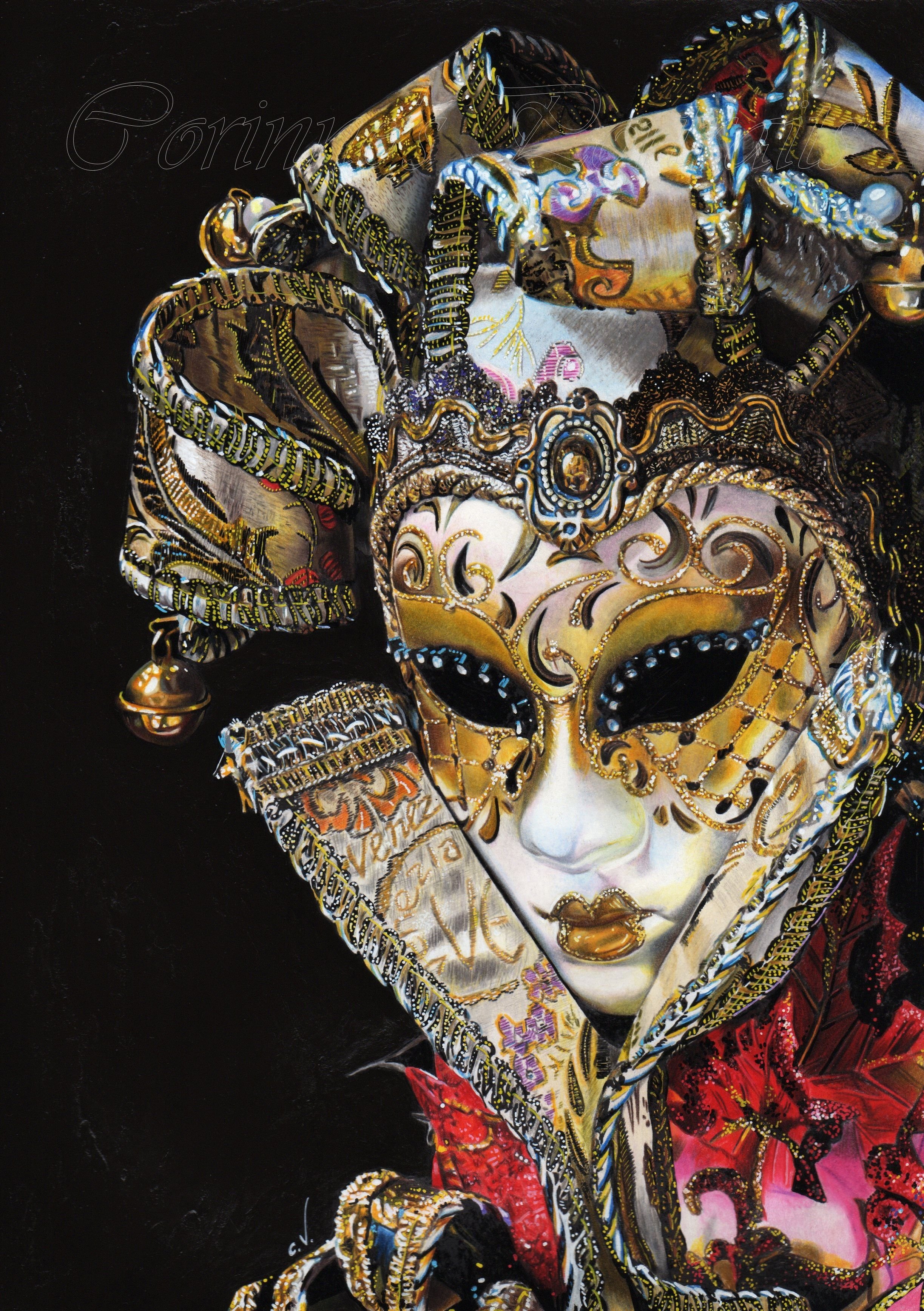 Тициан карнавал венецианская маска