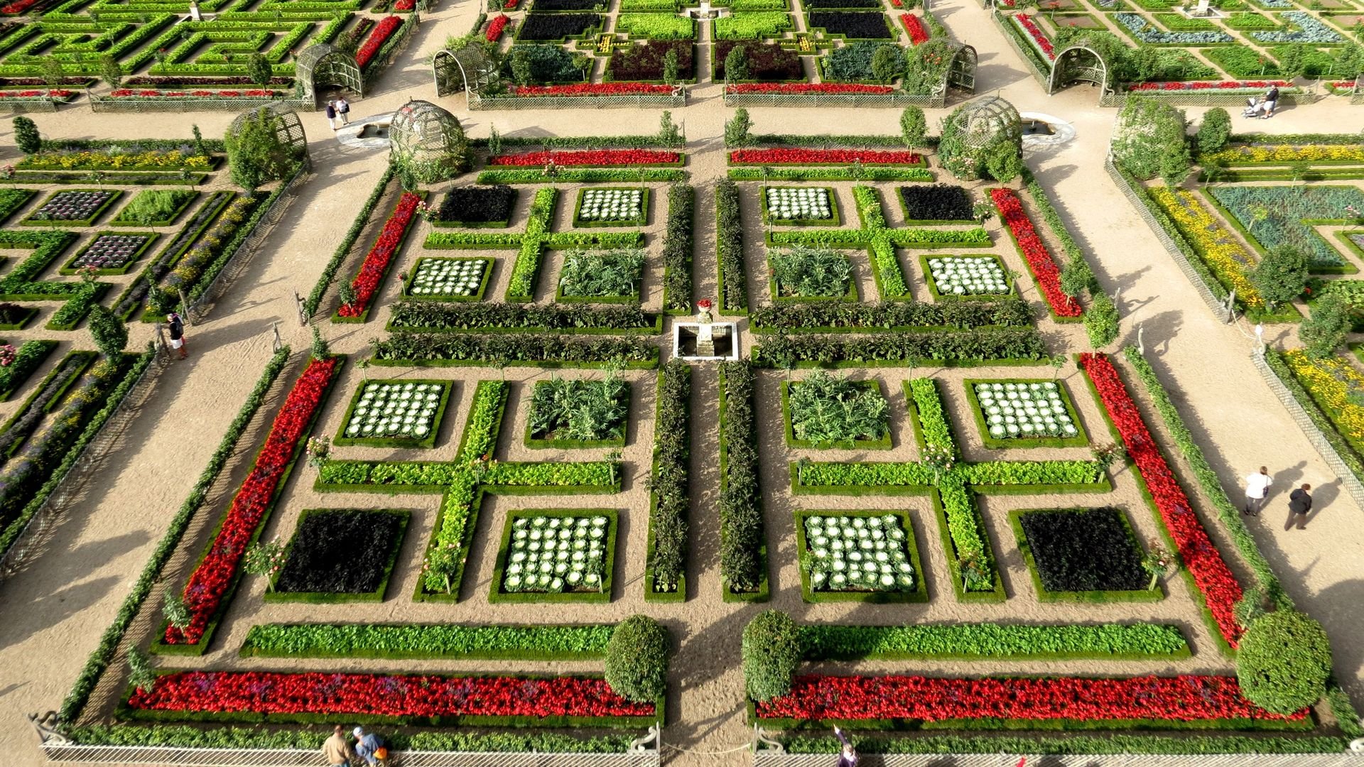 Сады замка Вилландри план