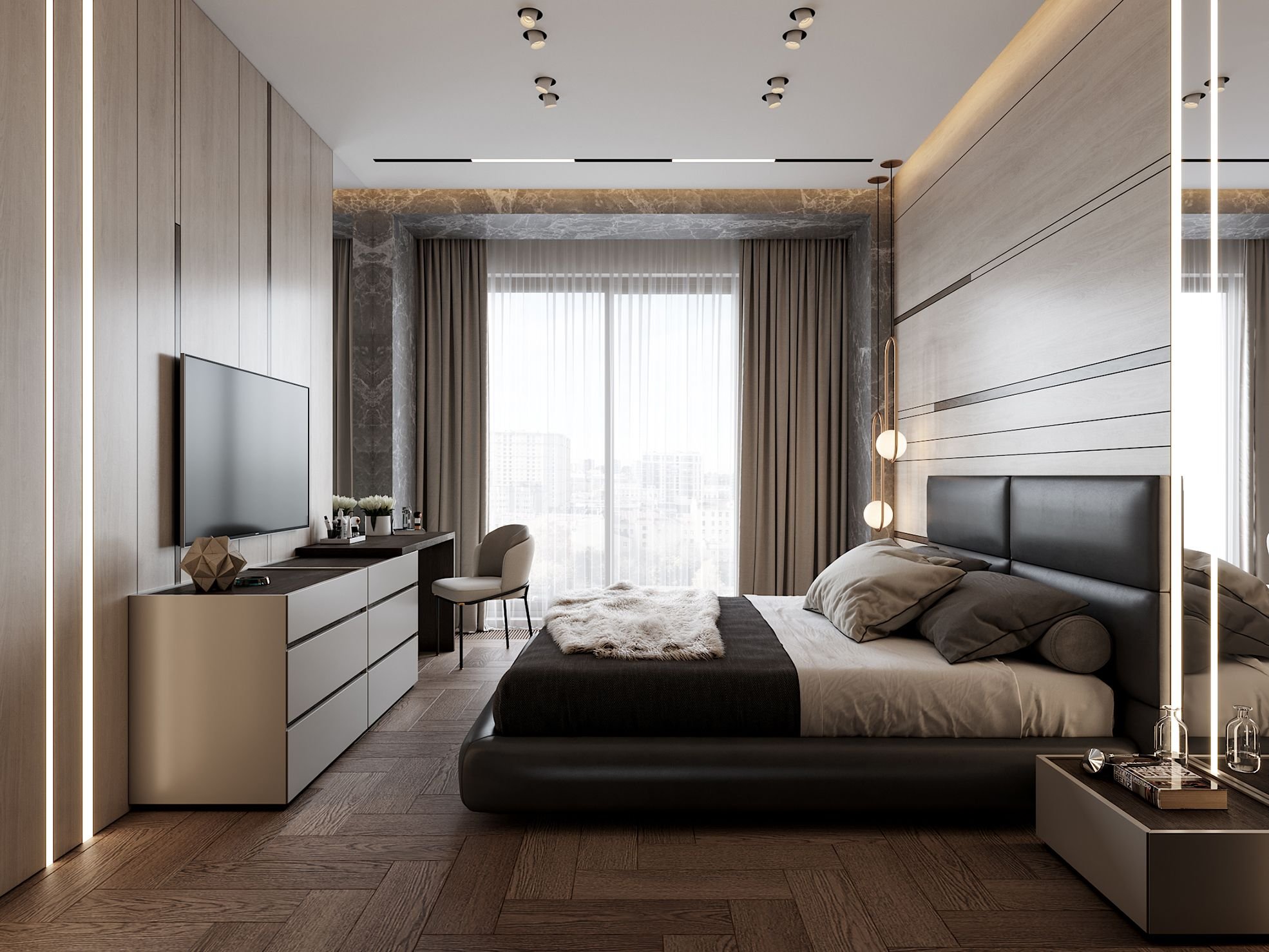 Интерьеры спален в современном стиле фото в квартире