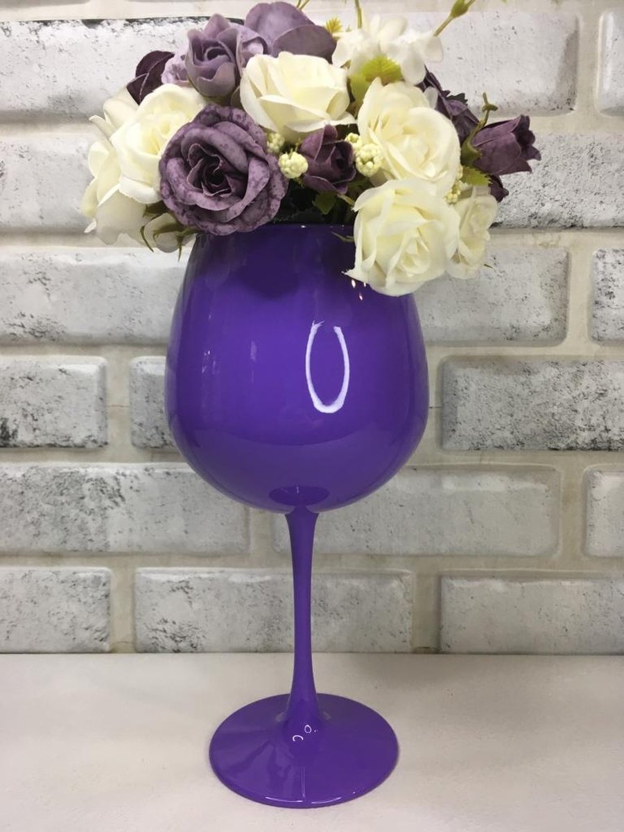 Декор вазы бокала