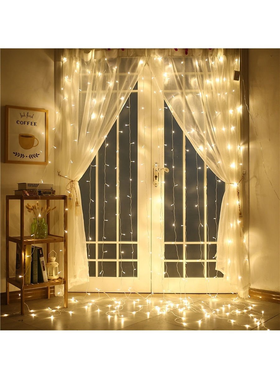 Curtain Lights гирлянда занавес 1,5х2