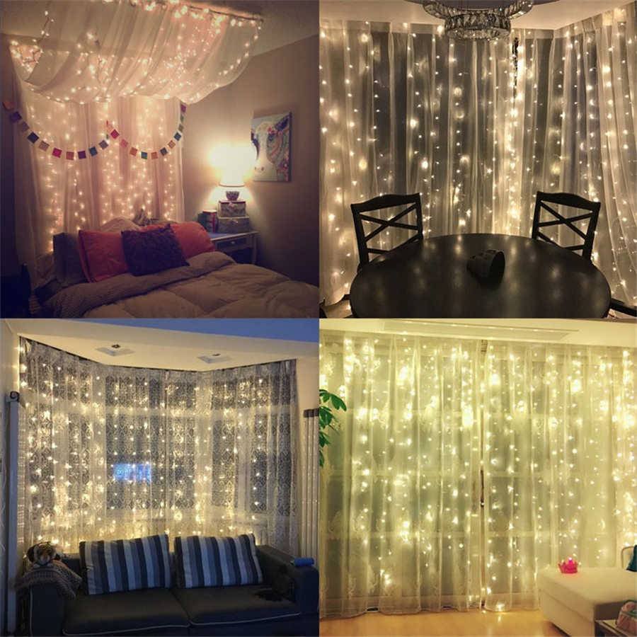 Curtain Lights гирлянда занавес 1,5х2
