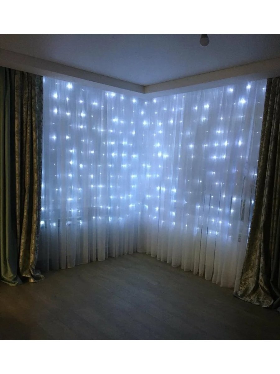 Гирлянда штора Curtain Lights 3*3