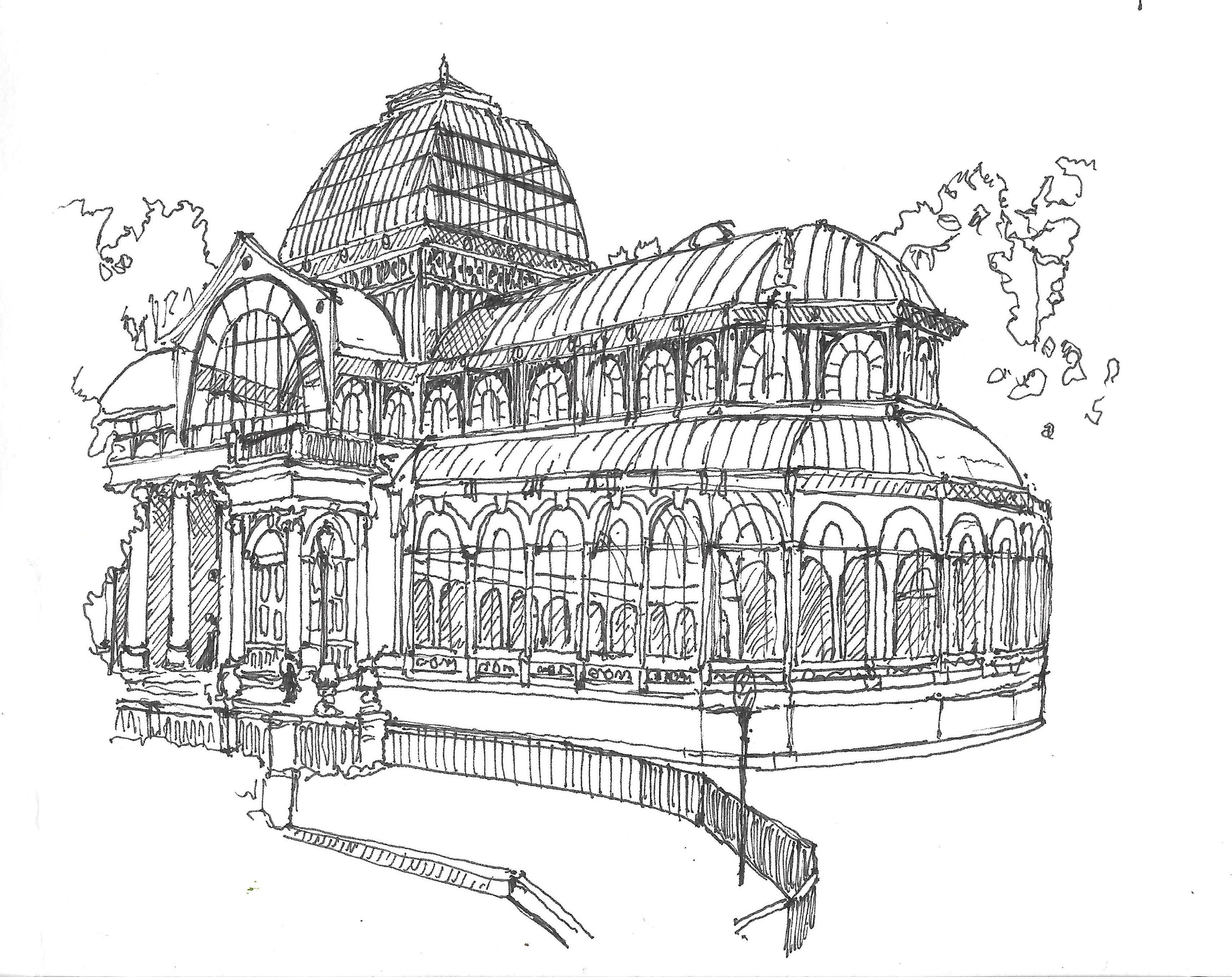Хрустальный дворец 1851 чертеж