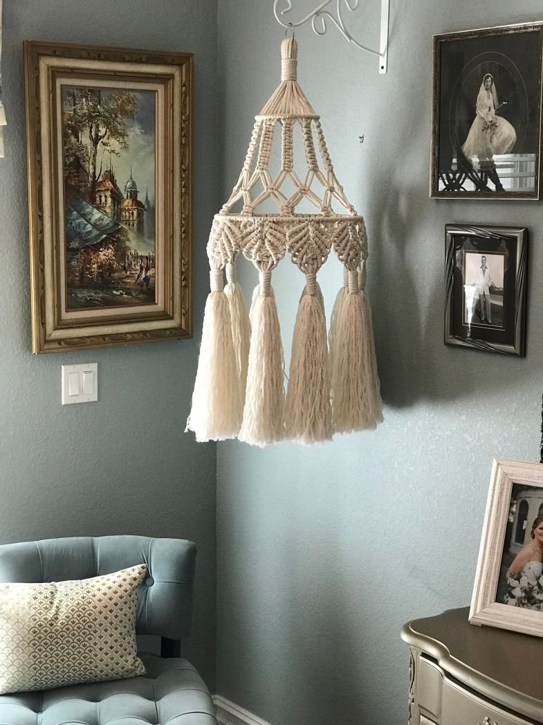 Macrame Chandelier 2