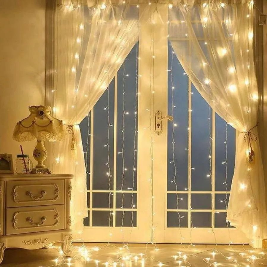 Curtain Lights ламповая гирлянда занавес