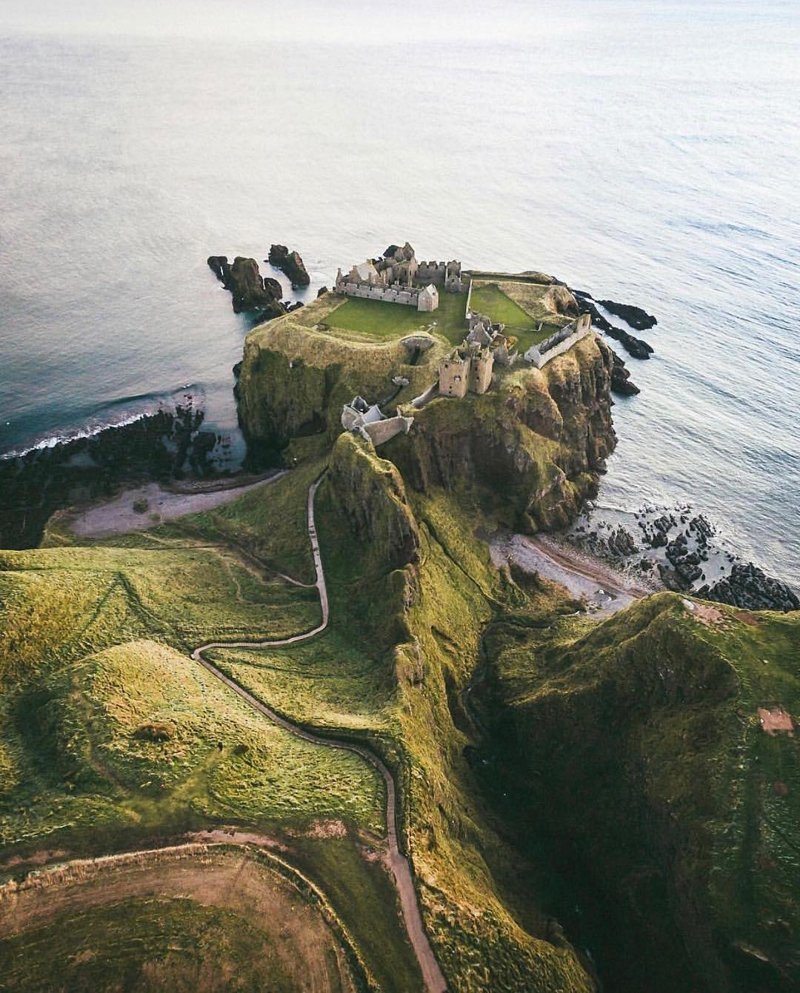 Шотландия волынка и замок