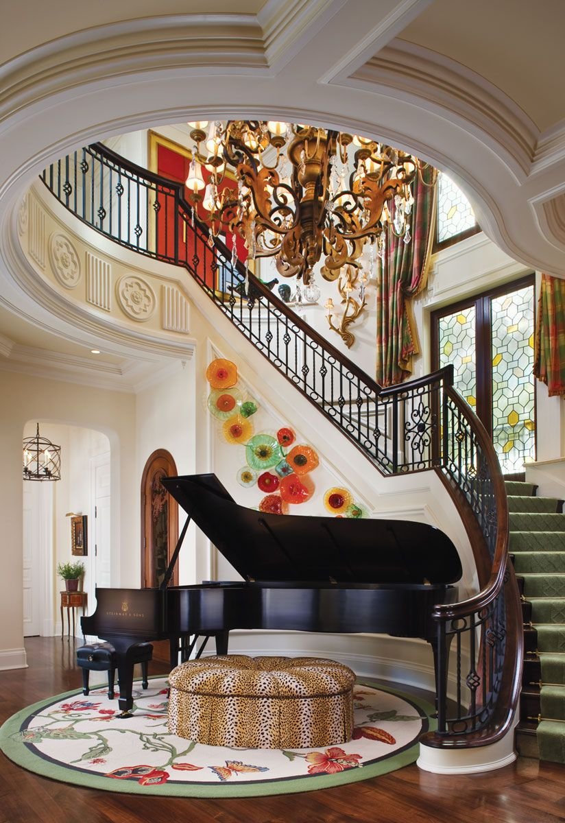 Лестница пианино