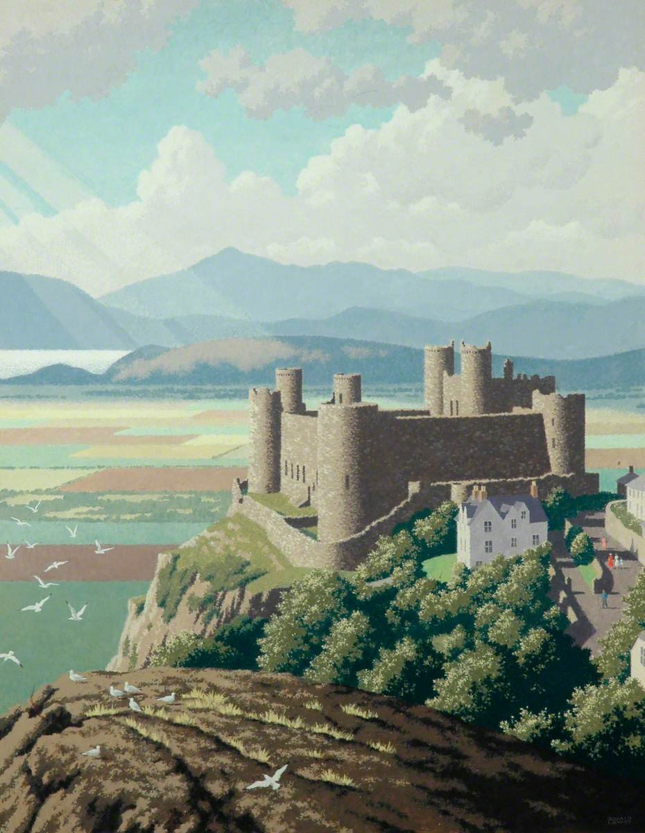 Крепость в Англии Харлек