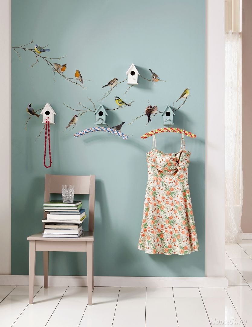 Птички на стену