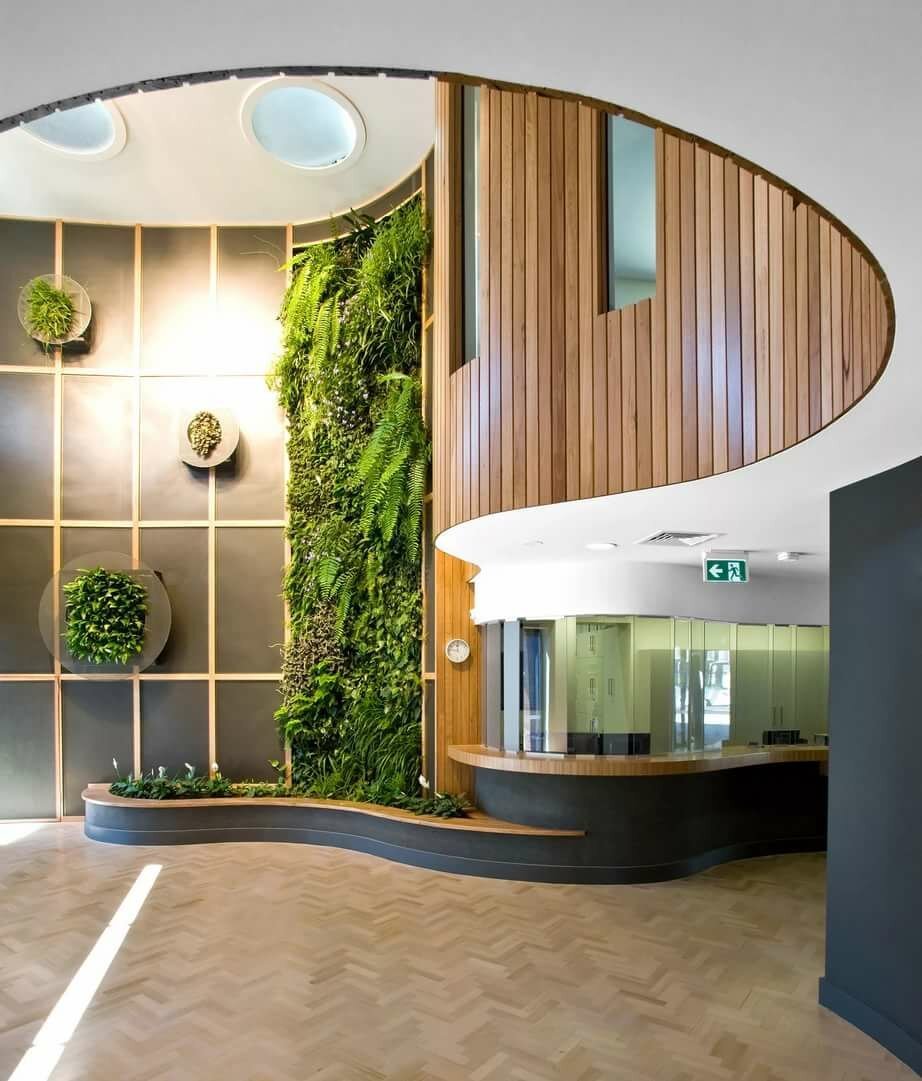 Дизайн интерьера с зеленью