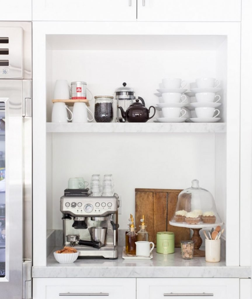 Уголок для чаепития на кухне