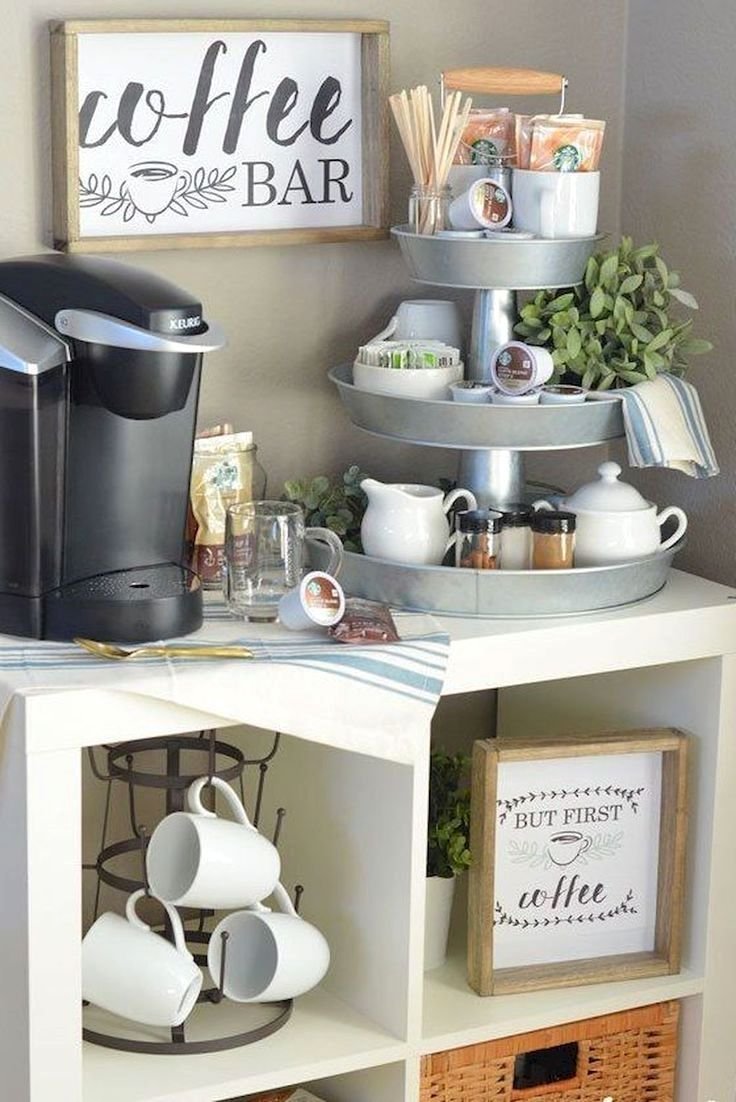 Чайный уголок на кухне декор