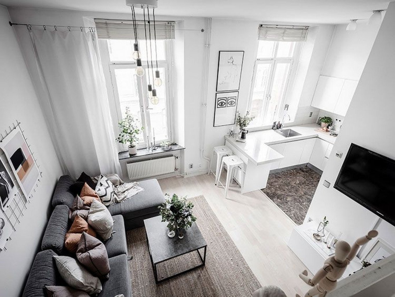 скандинавский стиль в интерьере малогабаритных квартир фото