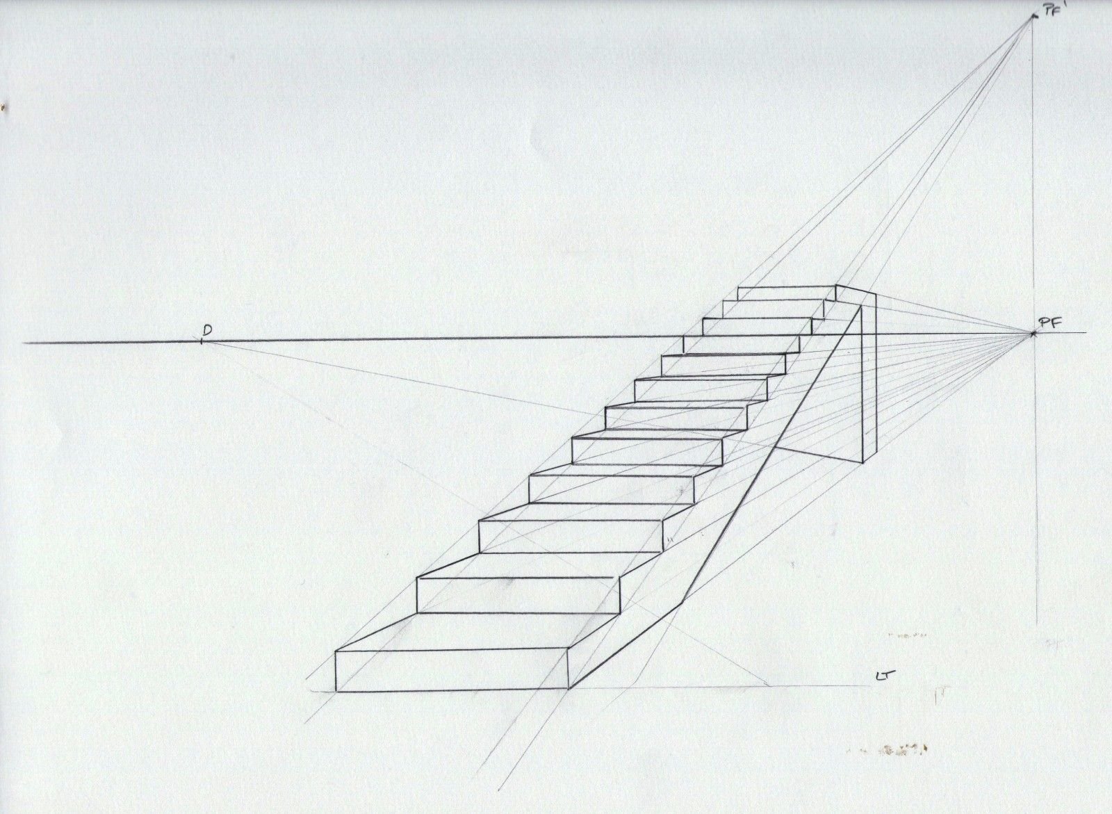 Референс лестница. Лестница в перспективе снизу. Лестница сбоку в перспективе. Черчение фронтальная перспектива лестницы. Лестница в угловой перспективе.