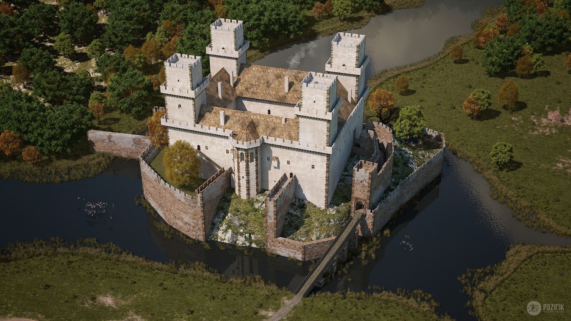 Старинный замок веков был. Крепость Диошдьер Венгрия. Замки Венгрии 16 век. Going Medieval замок. Хурбург замок.