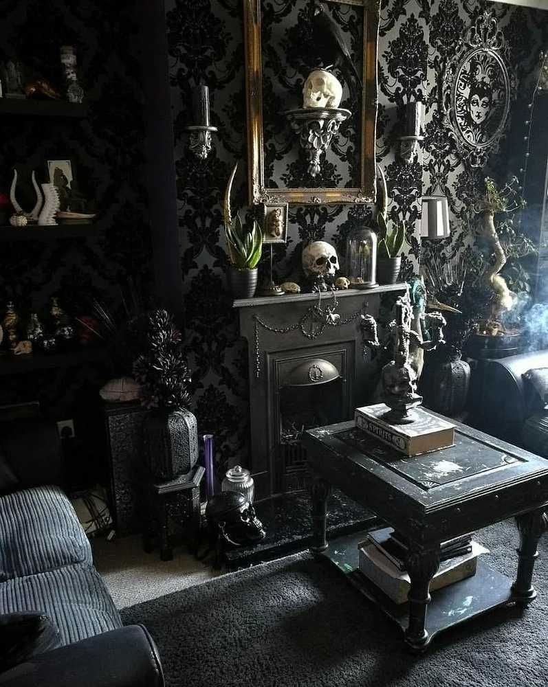 Будуар Викторианская Готика интерьер