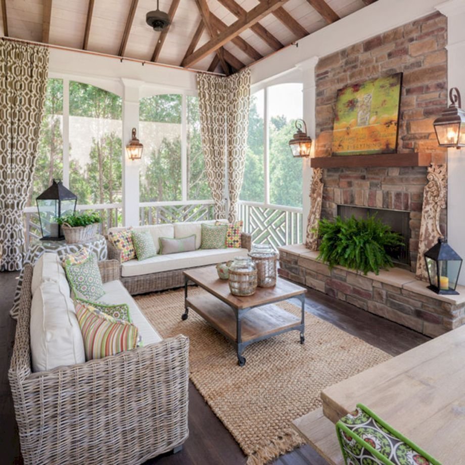 Интерьер веранды