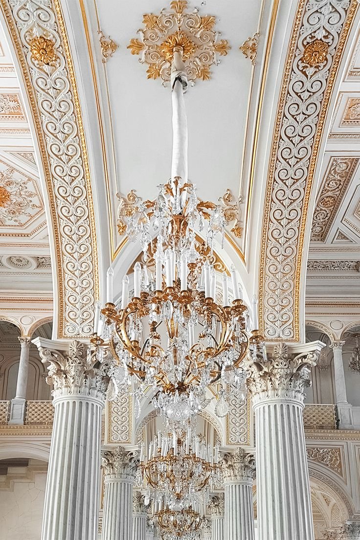 Эдуард Петрович ГАУ (1807-1887) - интерьеры зимнего дворца.