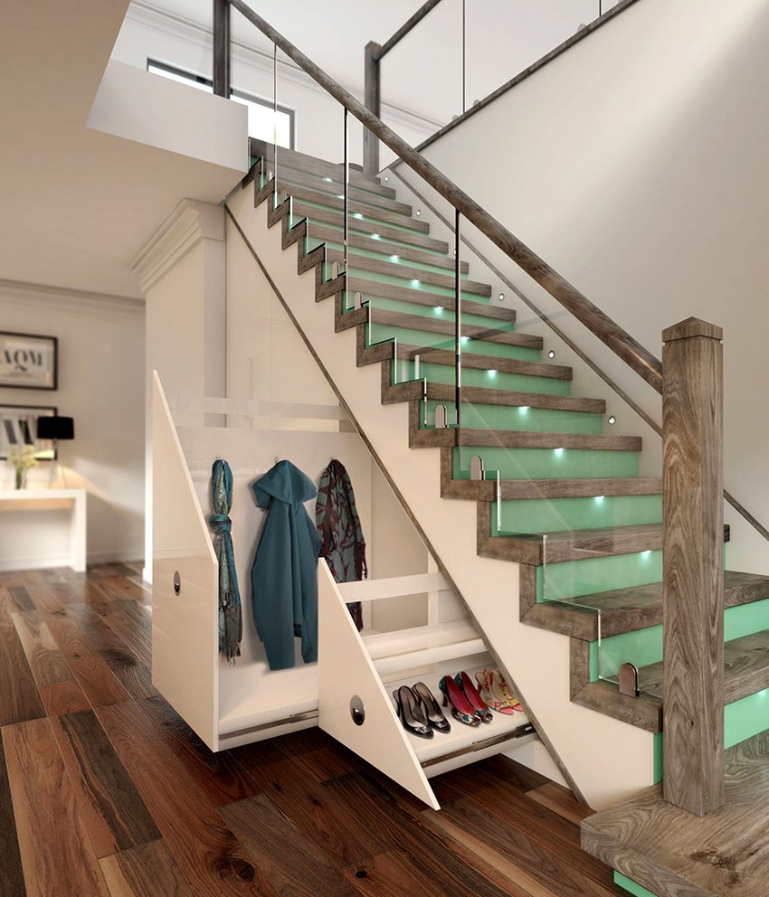 Modern Villas and Landscape in the Stairs