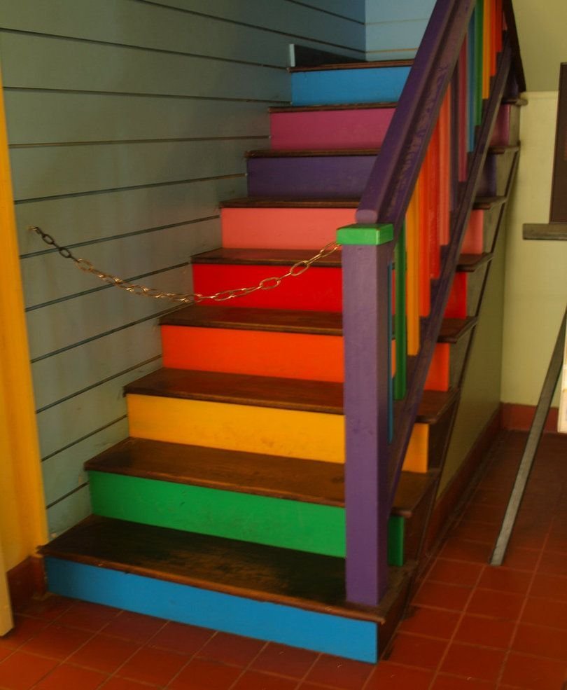 Цветная лестница