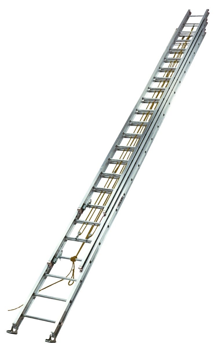 Трехколенная выдвижная лестница л60 предназначена