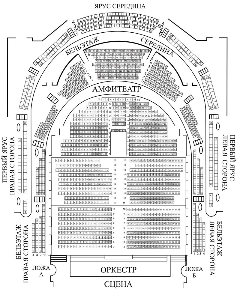 театр лавренева севастополь схема зала с местами