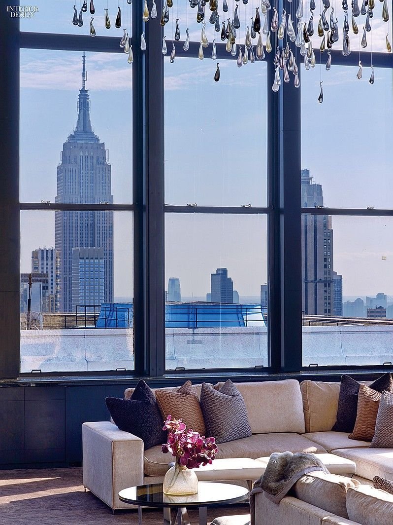 Нью Йорк из окна Манхэттен