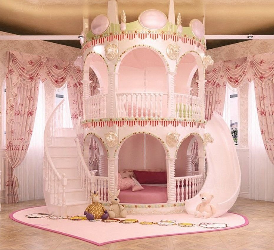 Гламурная розовая комната