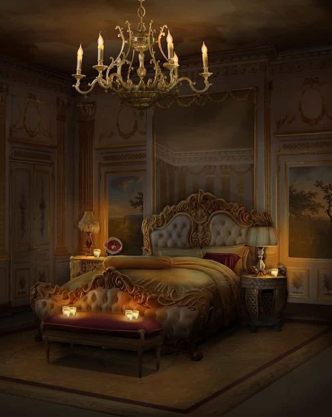Царская ночь. Спальня в замке. Королевская спальня. Комната в замке фэнтези. Спальня в замке фэнтези.