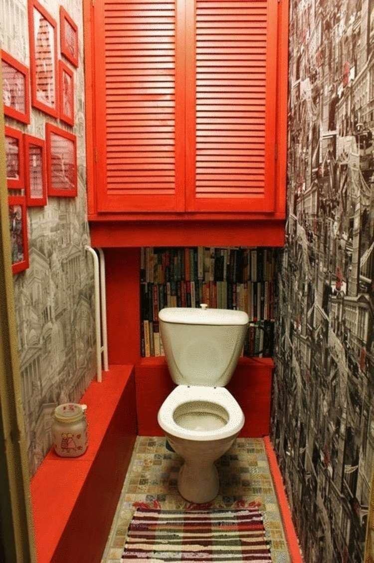 Стильный шкаф в туалет
