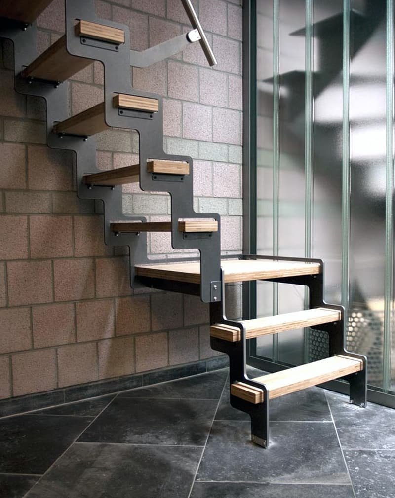 Лофт лестницы в металле