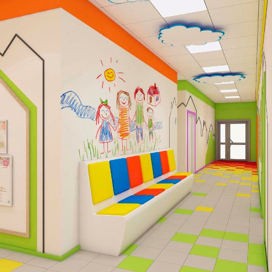 Интерьеры детских центров