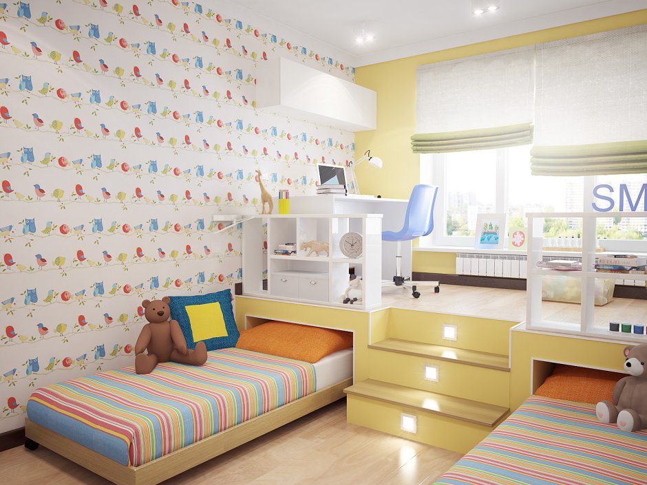 Детская комната для 2 детей