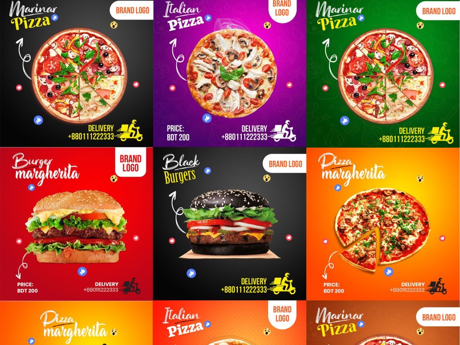 Pizza social Media Design
