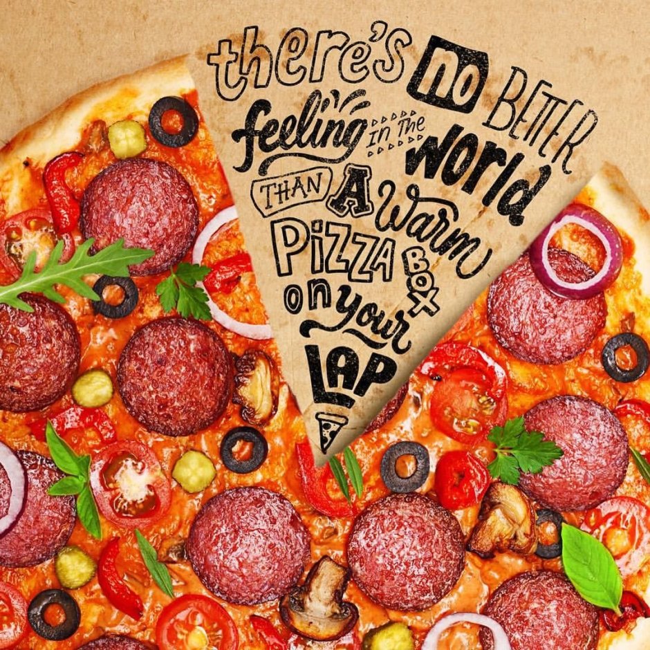 Реклама пиццы слоганы