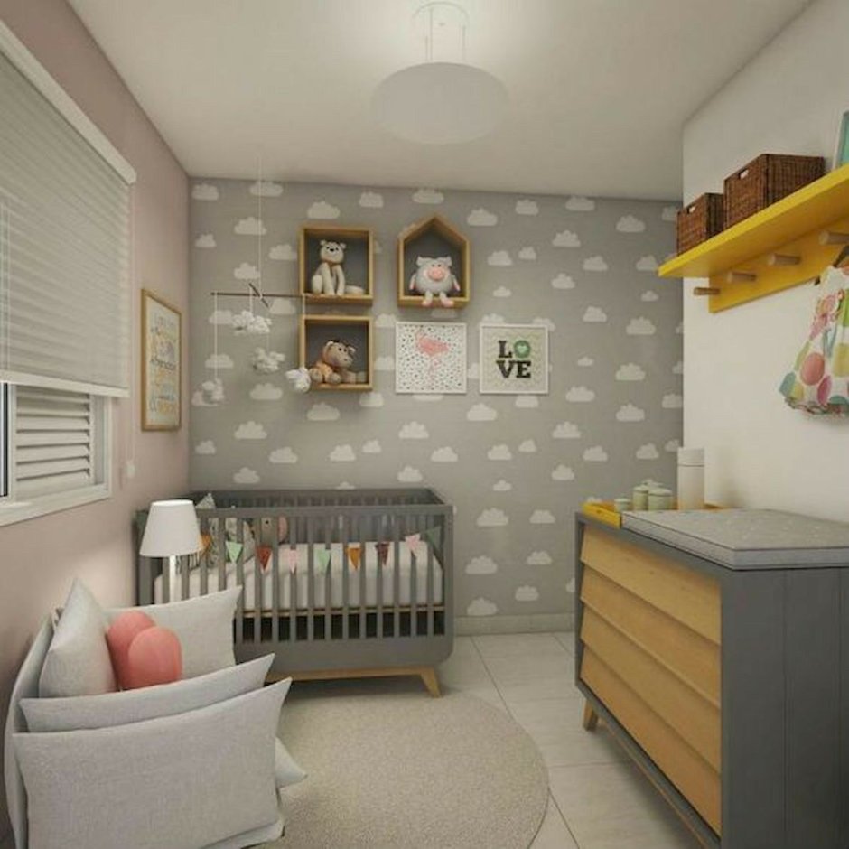 Маленькая комната для новорожденного