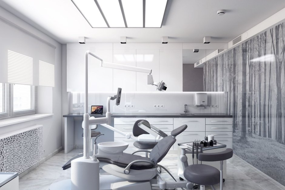 Дизайн холла стоматологической клиники