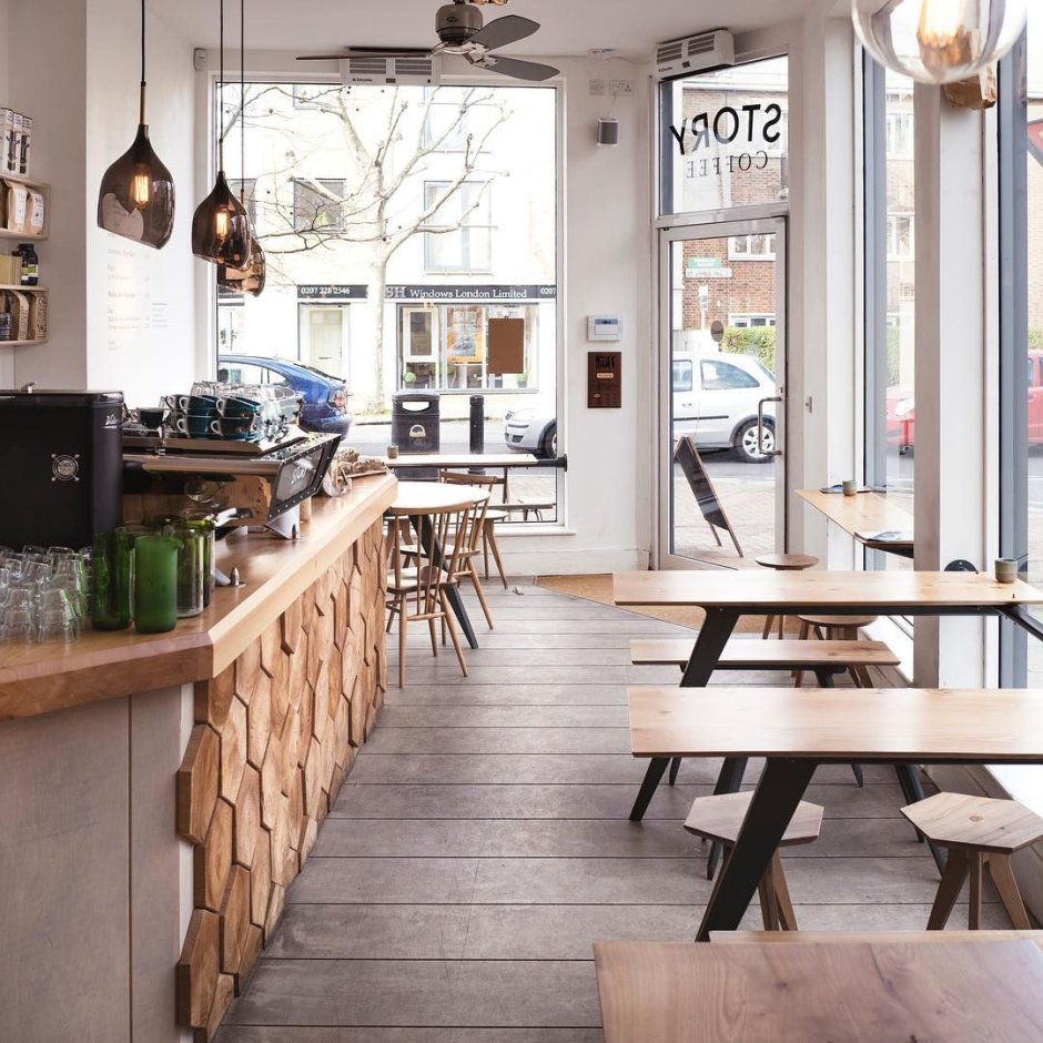 Кофейня в Лондоне дизайн