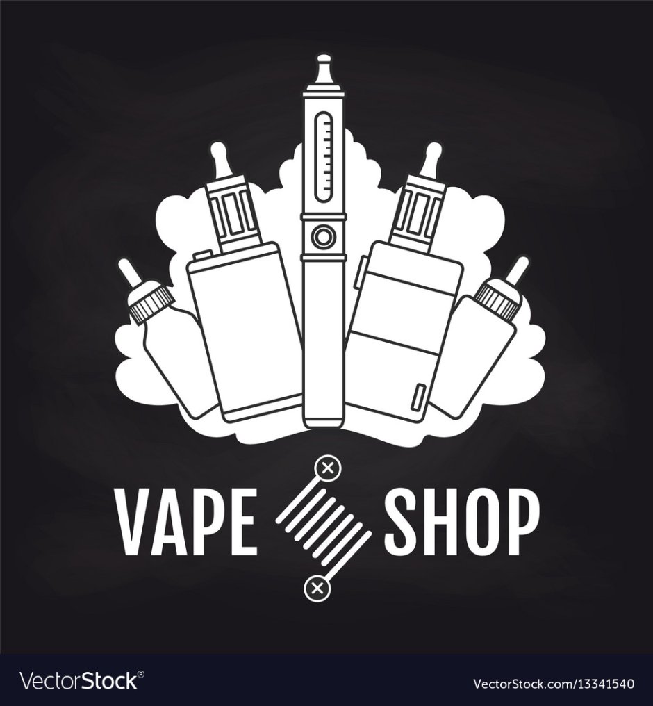 Vape shop логотип