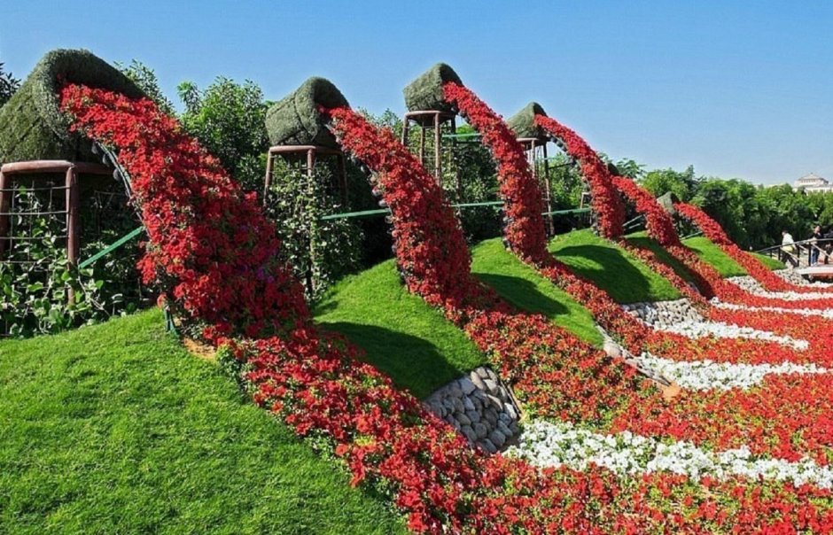Никитский Ботанический сад розарий фонтан