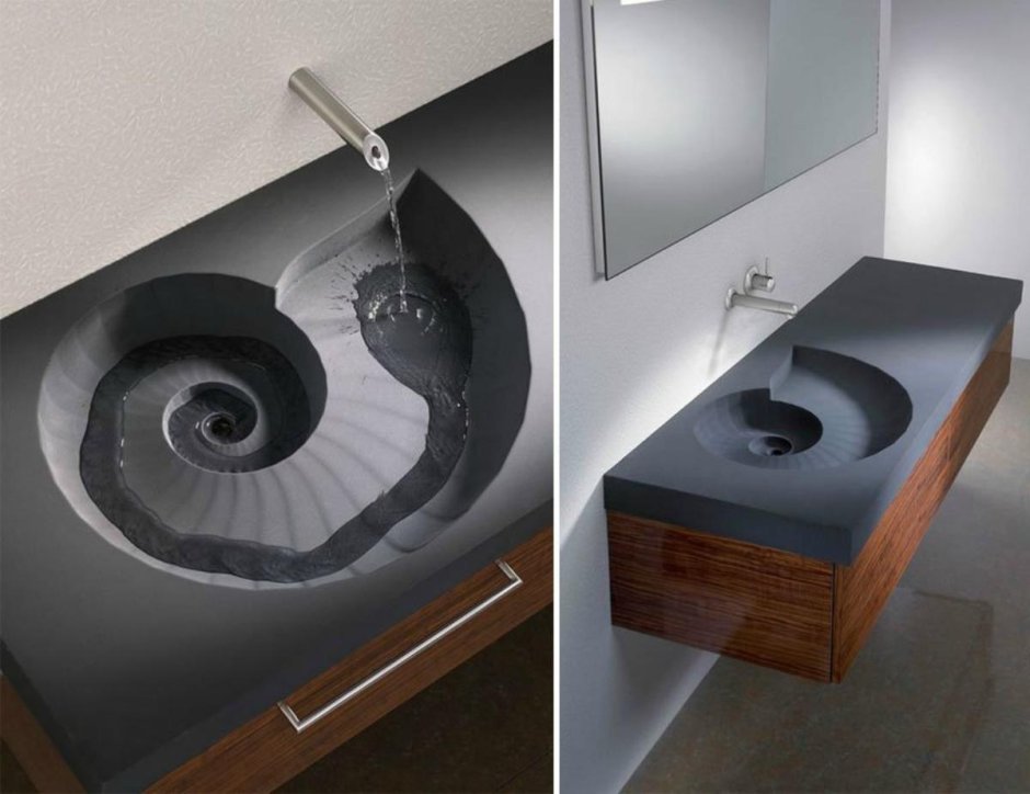 Раковина Hightech Design Ammonite washbasin