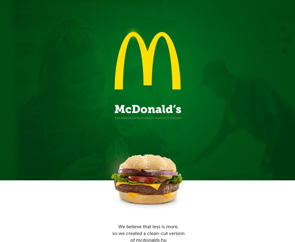 Дизайн Макдоналдс логотип