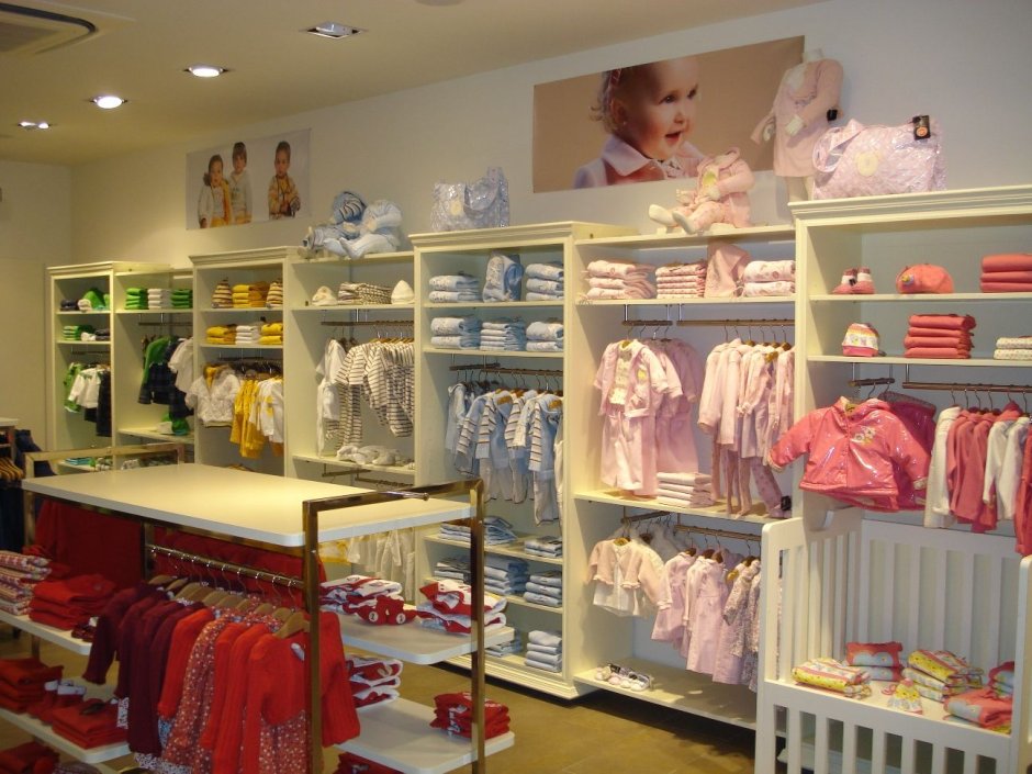Визуализация интерьера магазина детской одежды