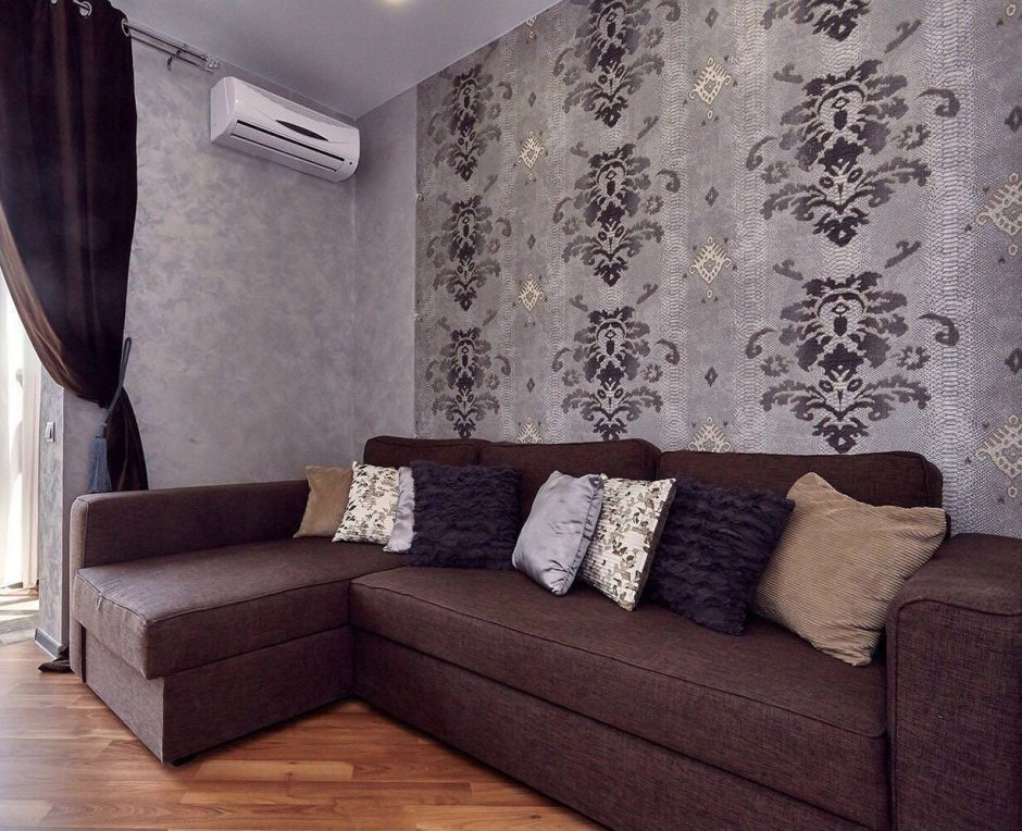 Бюджетный интерьер гостиной 18 кв.м