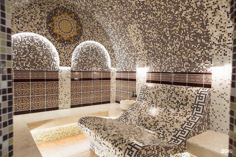 Турецкий хамам с мозаика