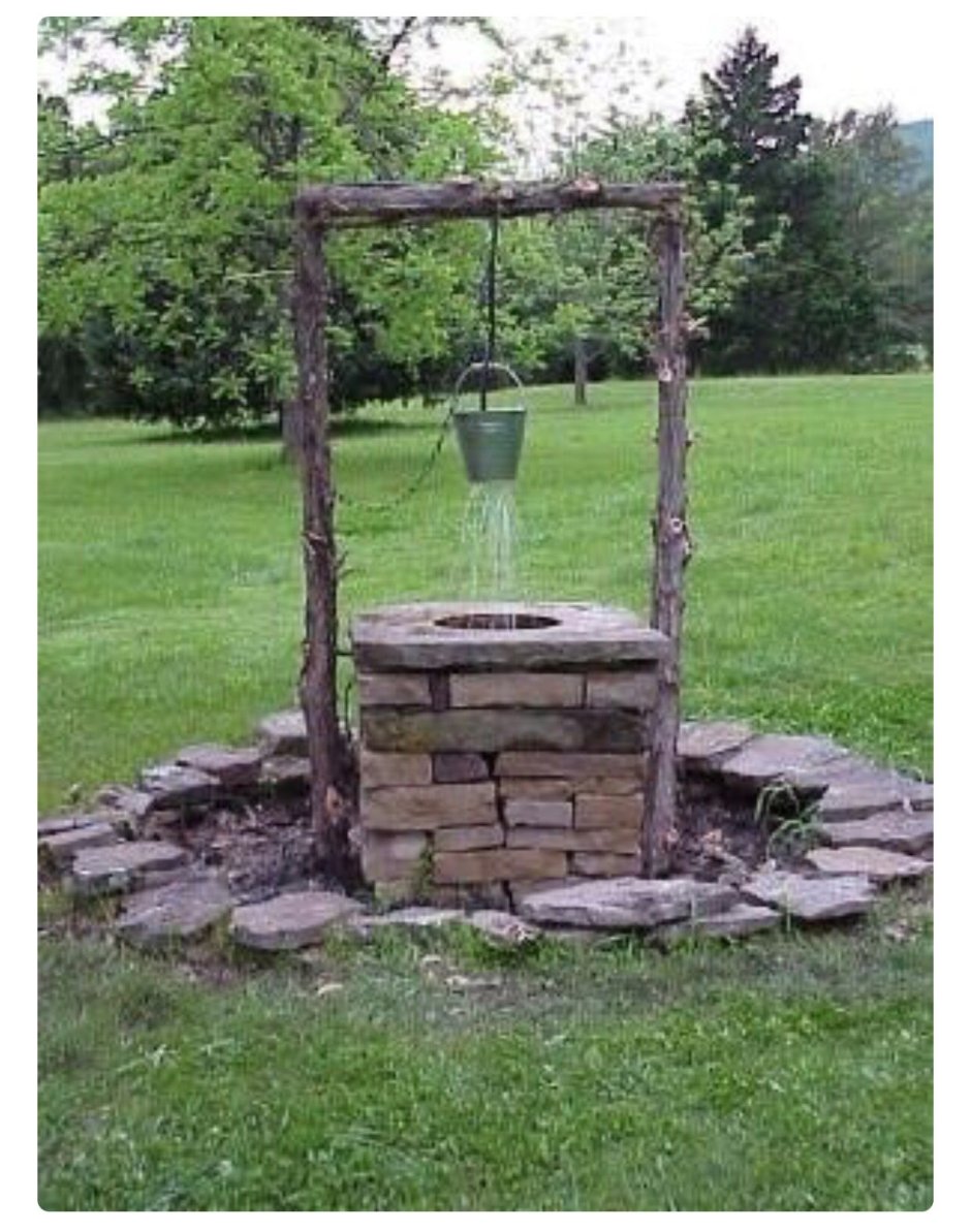 Необычные клумбы из дерева