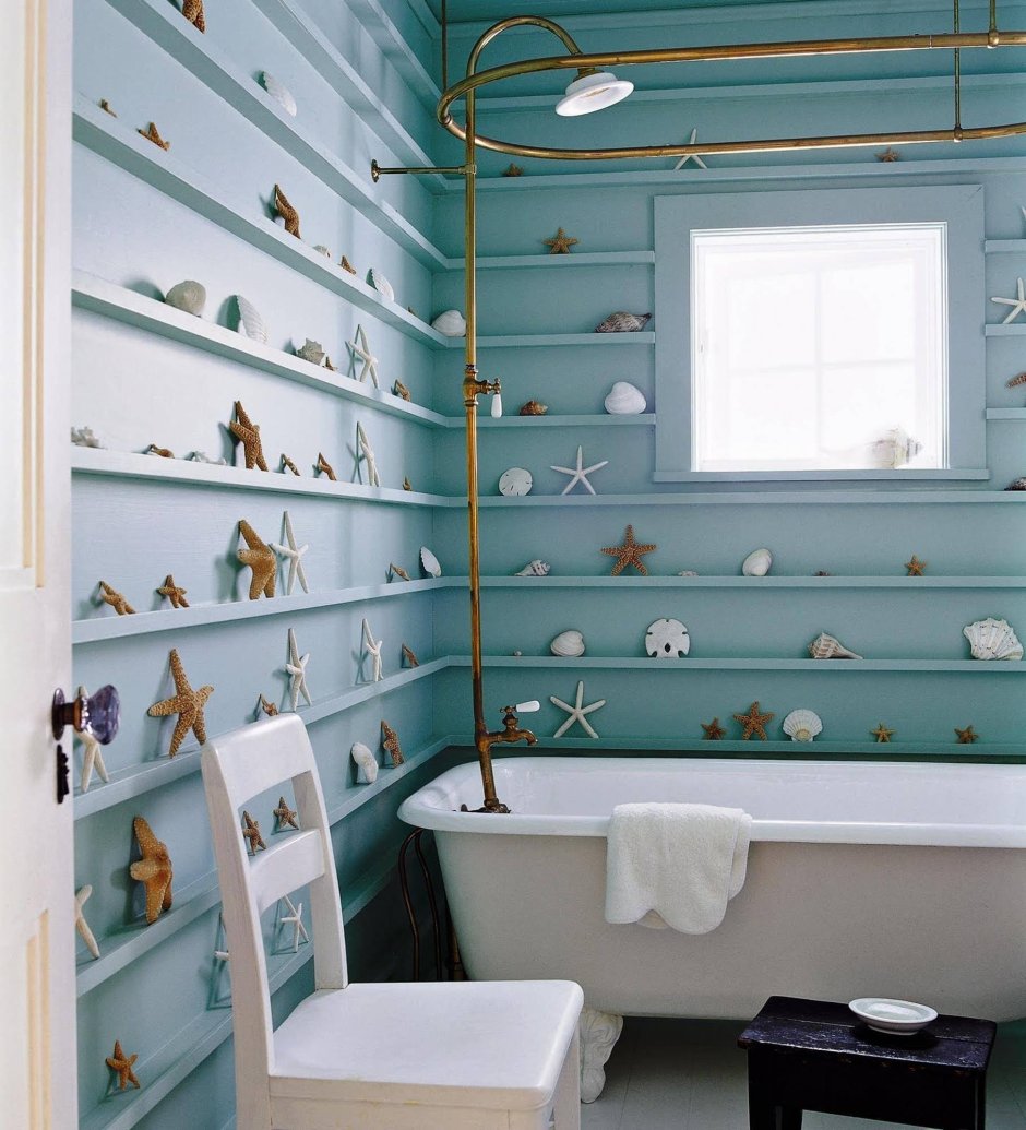 Оформление ванной комнаты в скандинавском стиле
