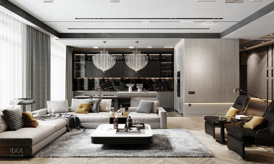 Luxury Modern Design гостиная